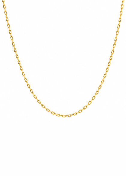Corrente Dourada Elo Cartier