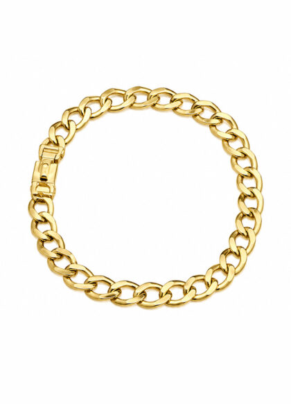 Pulseira Dourada Elo Grumet