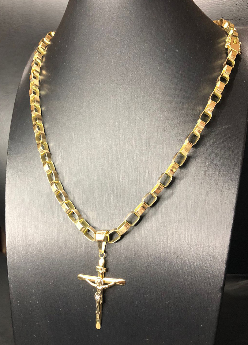 Corrente com Pingente de Cristo - Imagem 2