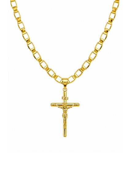 Corrente com Pingente de Cristo